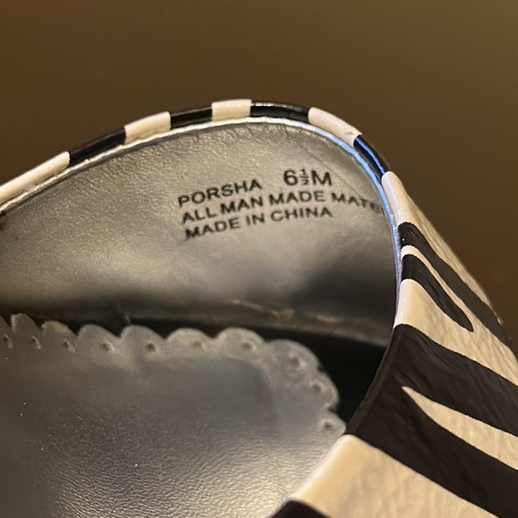 Rampage Zebra Porsha Sandal Heel - Picture 9 of 9